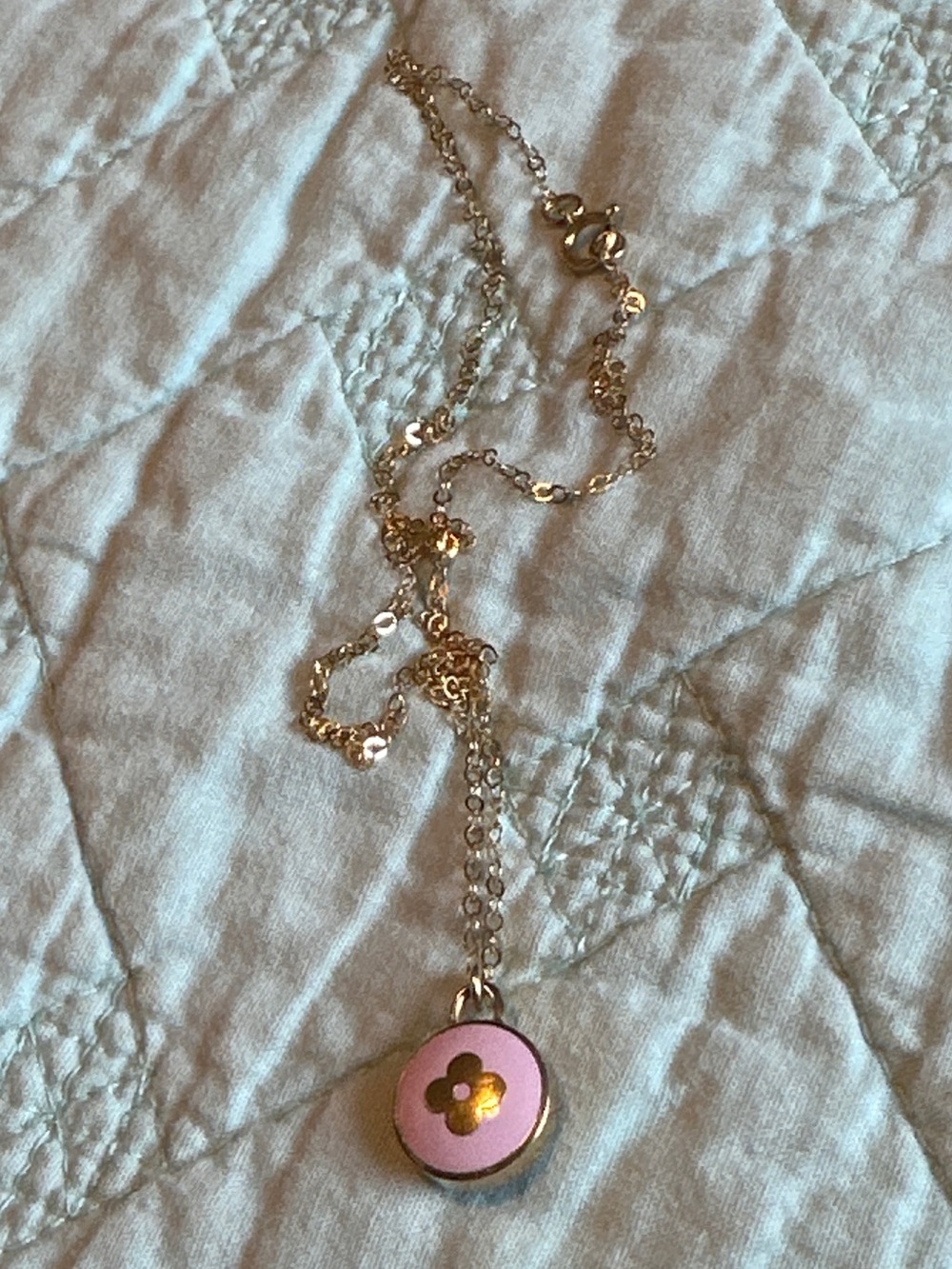 Authentic Louis Vuitton Repurposed Purple Pastilles Blossom Necklace - Picture 3 of 5